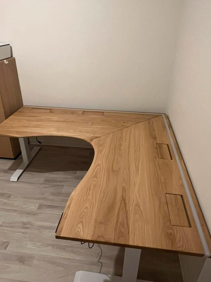 Verstelbare bureau elektrisch, Maison & Meubles, Bureaux, Comme neuf, Bureau, Électrique, Enlèvement