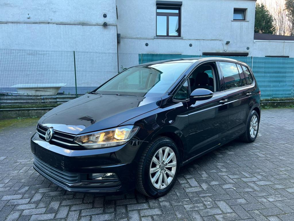 Volkswagen Touran 1,6TDI 7PL 2017 EURO6 230,000KM GPS AIRCO, Autos, Euro 6, Entreprise, 7 places, Boîte manuelle