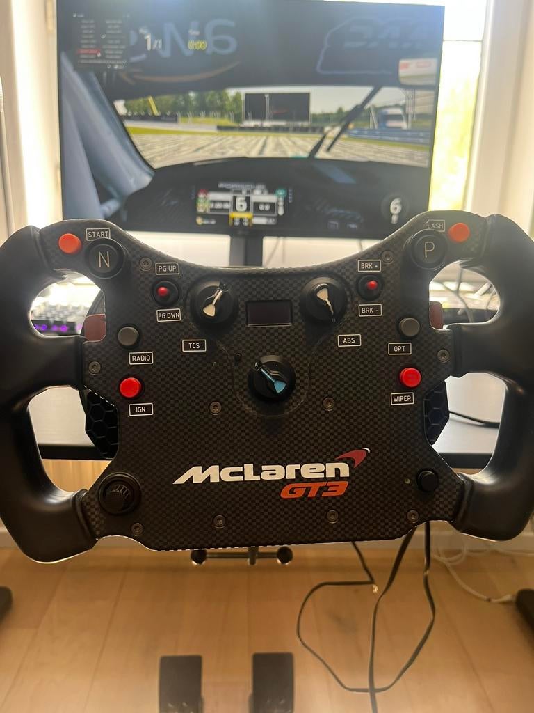 Fanatec csl elite met mclaren gt3 stuur, Ophalen, Gebruikt