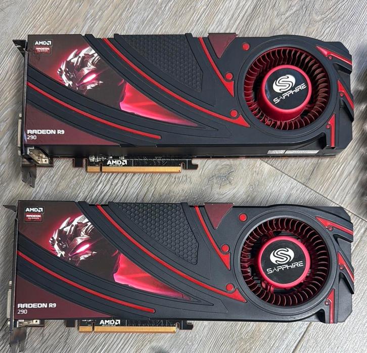 AMD R9 290 2x identiek crossfire. Setup beschikbaar, Computers en Software, Videokaarten, Gebruikt, AMD, PCI-Express 3.0, GDDR5
