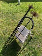 Borstelset om schoorstenen te vegen, Ophalen, Gebruikt