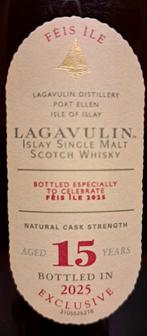 Lagavulin 15 Feis Ile 2025, Collections, Enlèvement ou Envoi