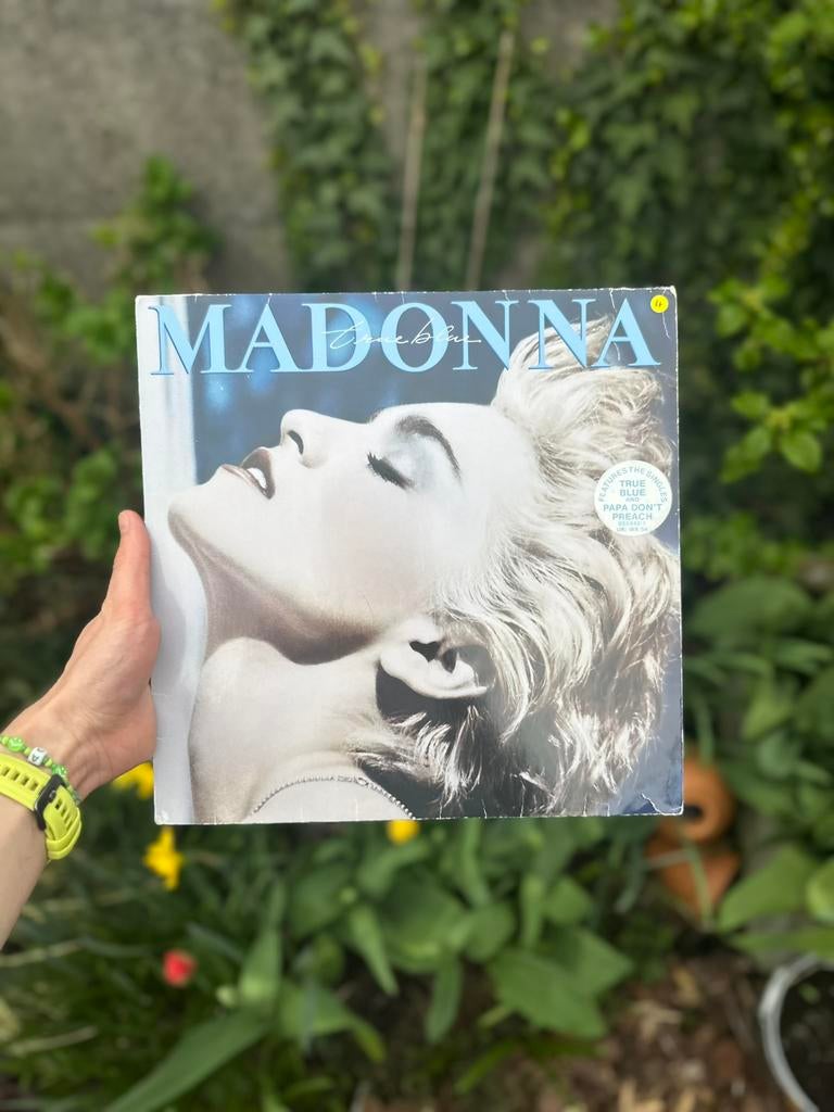 Madonna True Blue LP Vinyl, Ophalen of Verzenden, 1980 - 1989, Gebruikt, 10 inch