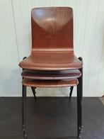 Vintage stoelen 3 stuks hout doe gerust een bod, Ophalen, Gebruikt, Hout, Drie