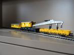 Grue ferroviaire avec wagons associés - Roco - HO, Hobby & Loisirs créatifs, Enlèvement ou Envoi, Wagon, Roco, Courant continu