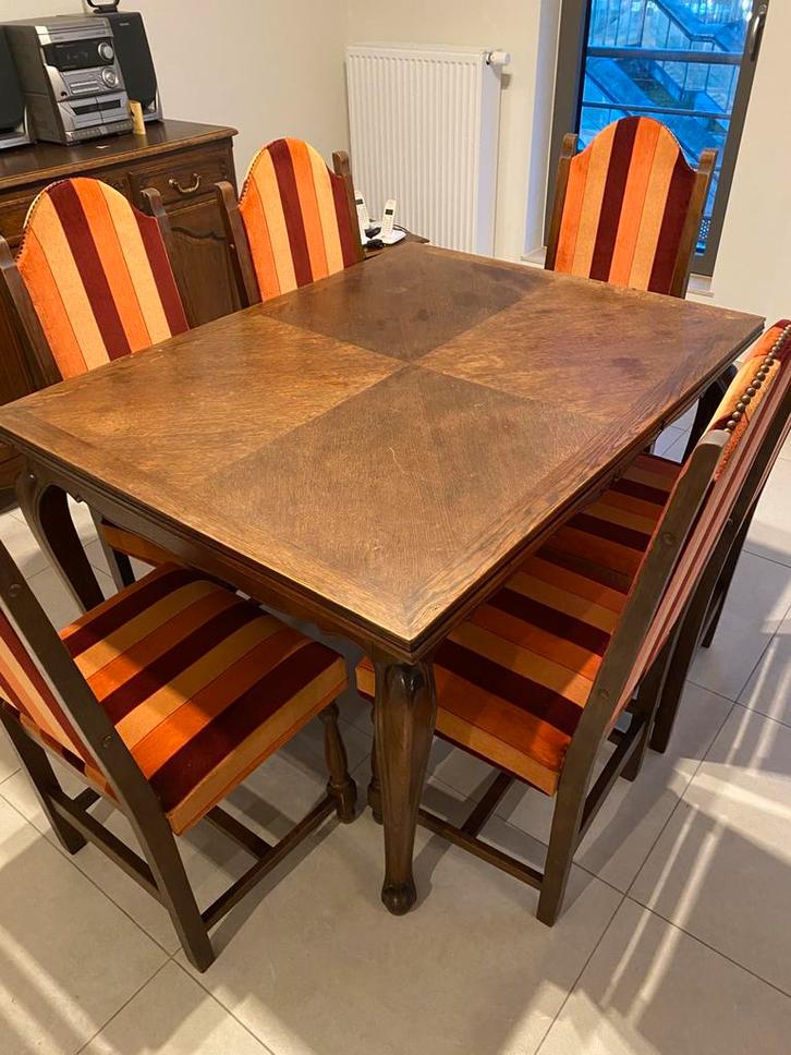 Salle à manger en chêne, Maison & Meubles, Salles à manger complètes, Utilisé, 4 à 6 chaises, Enlèvement