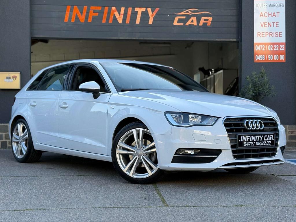 Audi A3 A3 Sportback 1.4 TFSI Ambition S line (bj 2015), Auto's, Gebruikt, 4 cilinders, Wit, 5 deurs