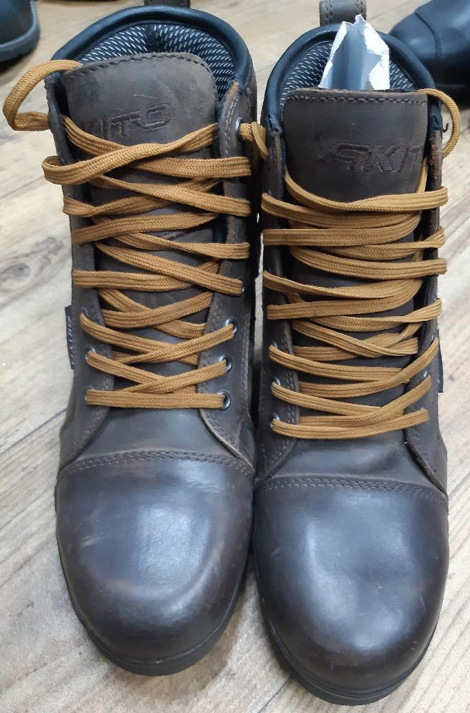 Nieuwe leren motorschoenen, Motoren, Kleding | Motorkleding, Laarzen, Dames, Heren, Kinderen, Nieuw met kaartje, Verzenden