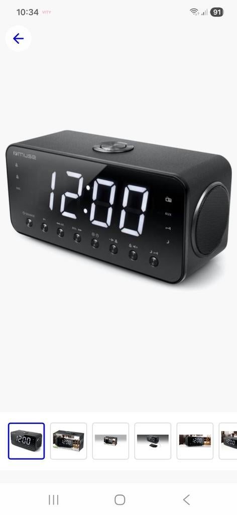 Muse M-192 CR wekkerradio, Ophalen, Digitaal