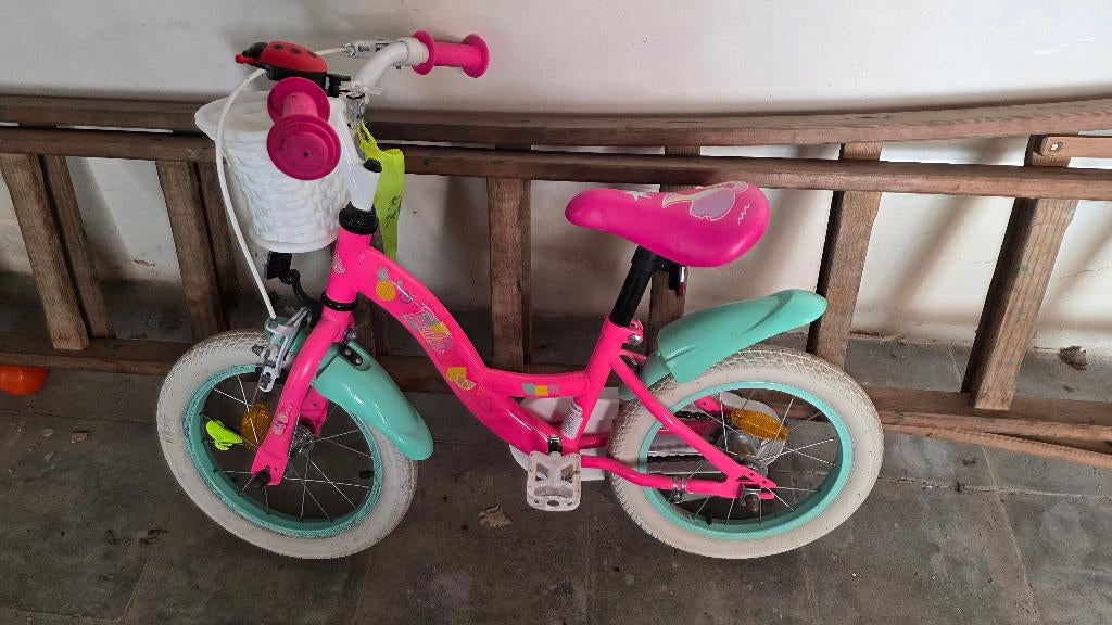 Kinderfiets, Vélos & Vélomoteurs, Vélos | Filles, Enlèvement, Comme neuf, 14 pouces ou moins, Barbie