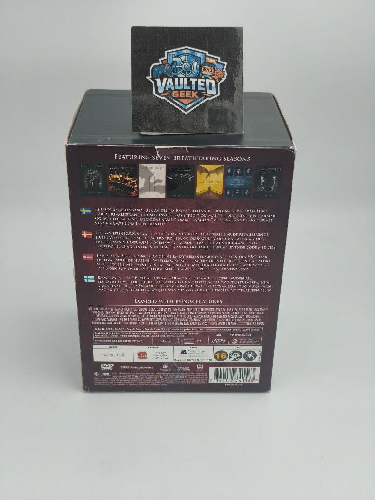 Série complète DVD de Game of Thrones, saison 1 à 7, Enlèvement ou Envoi, Coffret, Science-Fiction et Fantasy, À partir de 16 ans