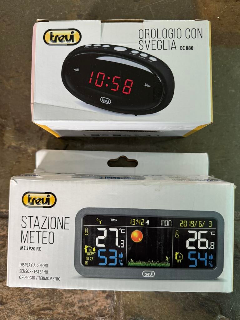 Nieuwe wekker en weerstation, Ophalen of Verzenden, Zo goed als nieuw