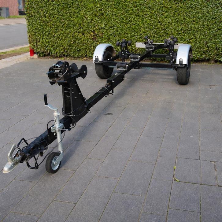 Boottrailer ongeremd 4-5m TE HUUR, Watersport en Boten, Boottrailers, Nieuw, Sloepentrailer, Minder dan 1500 kg, Minder dan 6 meter