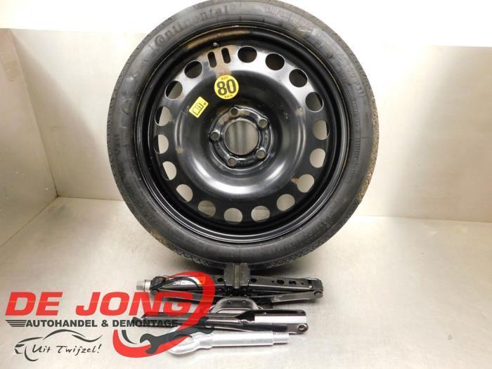Kit de cric + Roue de secours d'un Opel Zafira C, Autos : Pièces & Accessoires, Autres pièces automobiles, Opel, Utilisé, 3 mois de garantie