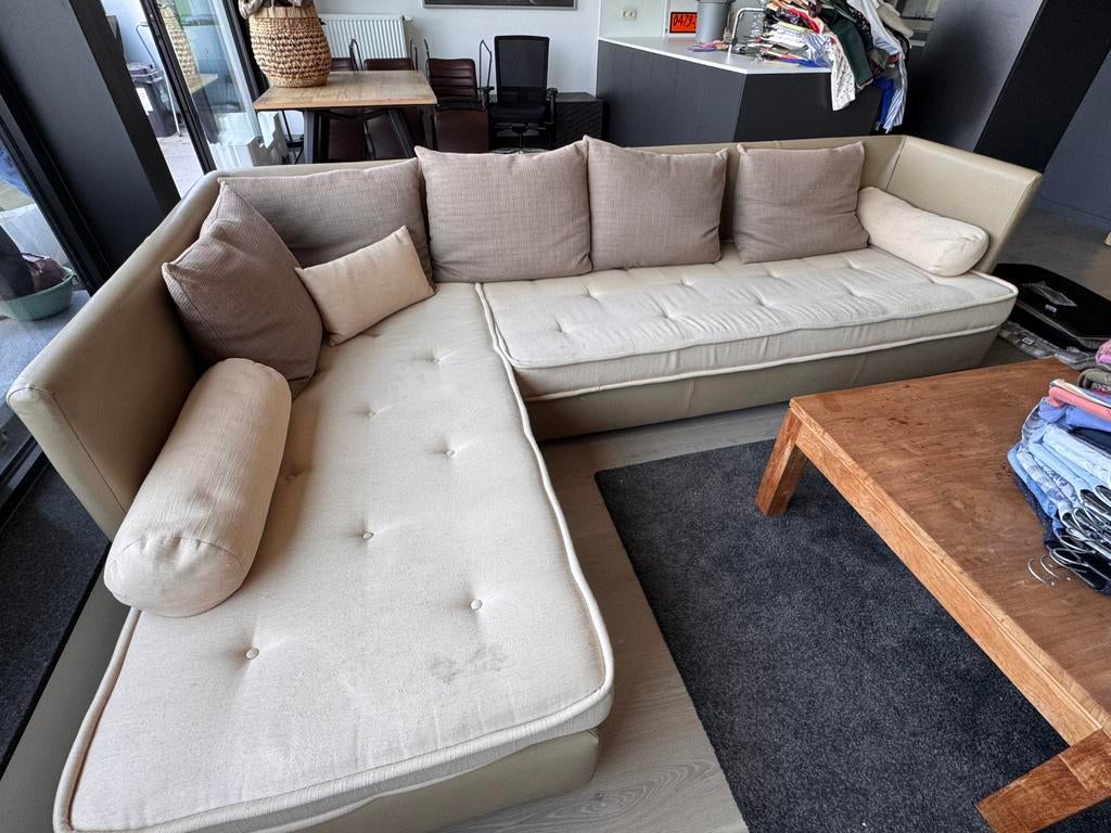 Complete zithoek aangeboden, Huis en Inrichting, Zetels | Complete zithoeken, Gebruikt, Ophalen