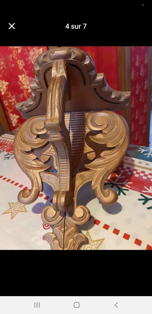 Antieke vergulde houten consoles 2, Antiek en Kunst