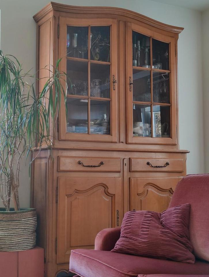 Vitrine | Vitrine | Bois | Du bois | Armoire | Antiquités, Maison & Meubles, Armoires | Buffets, Utilisé, 200 cm ou plus, 100 à 150 cm
