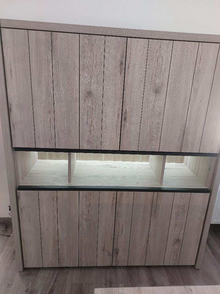 Prachtige woonkamer set, Ophalen, Zo goed als nieuw, 6 tot 8 stoelen