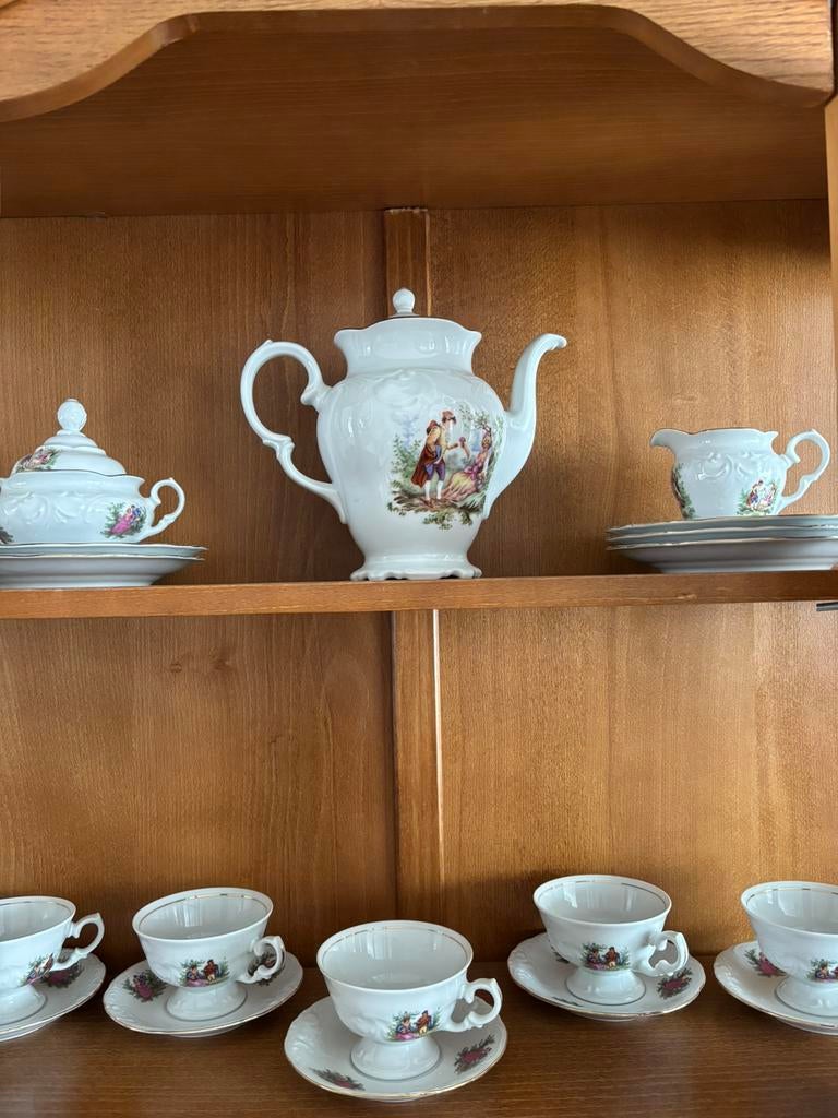 CreaTable Duitse thee of koffie servies porselein, Ophalen