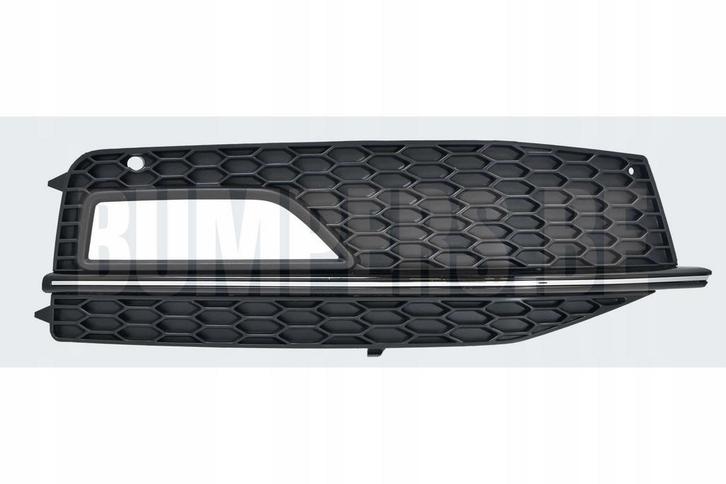 GRILL AUDI A4 B8 8K 2013- FACELIFT RIGHT FRONT BUMPER GRILLE, Auto-onderdelen, Overige Auto-onderdelen, Gebruikt, 6 maanden garantie