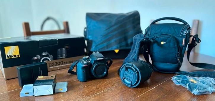 Appareil photo reflex Nikon 3300 + objectif Nikkor 18-140, TV, Hi-fi & Vidéo, Appareils photo numériques, Reflex miroir, Nikon