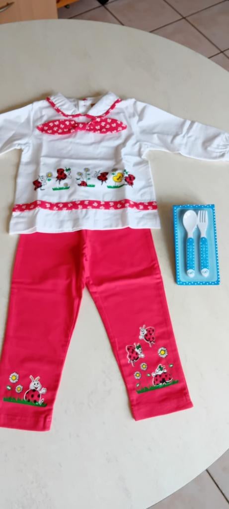 Ensemble 2 pièces pour filles.  Neuf, Enfants & Bébés, Vêtements de bébé | Taille 86, Neuf, Fille, Pantalon, Enlèvement ou Envoi