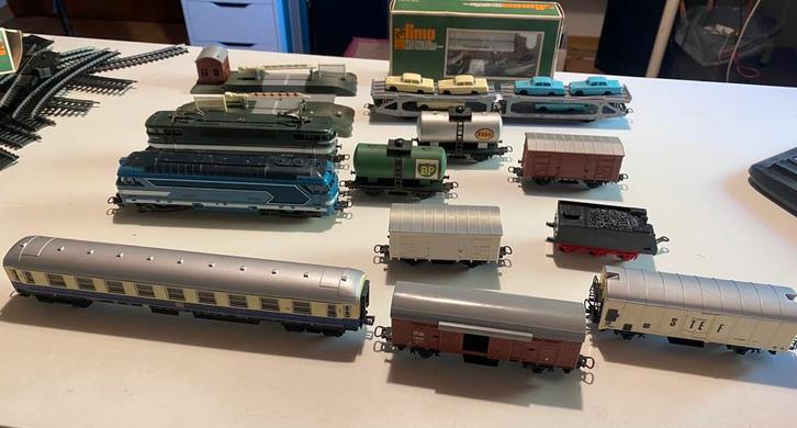 Ensemble de train LIMA HO, Hobby & Loisirs créatifs, Trains miniatures | HO, Utilisé, Rails, Lima, Enlèvement ou Envoi
