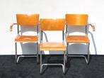 3 chaises Vintage Mart Stam [ Bauhaus ] industriel 1930s, Enlèvement ou Envoi