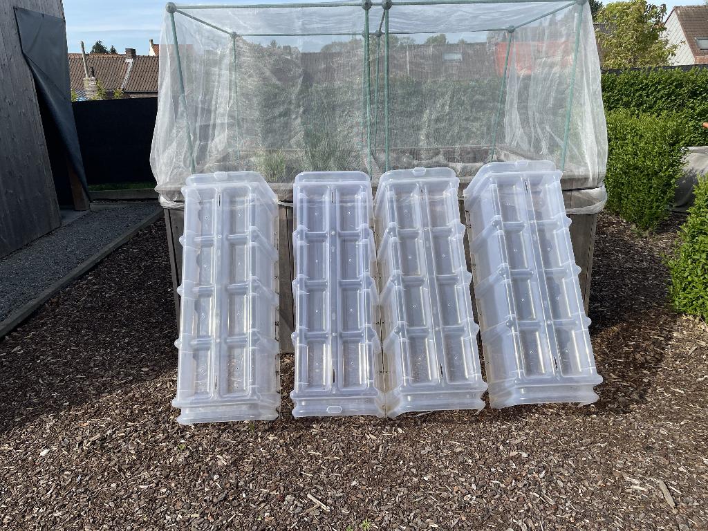 Tunnelserre Pouss'Vert 40 Merk: Modul'o, Tuin en Terras, Kassen, Zo goed als nieuw, Kweekkas, Overige materialen, Overige materialen