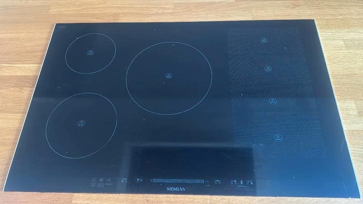 Table de cuisson / Taque induction Siemens 80 cm, Electroménager, Tables de cuisson, Utilisé, Encastré, 5 zones de cuisson ou plus