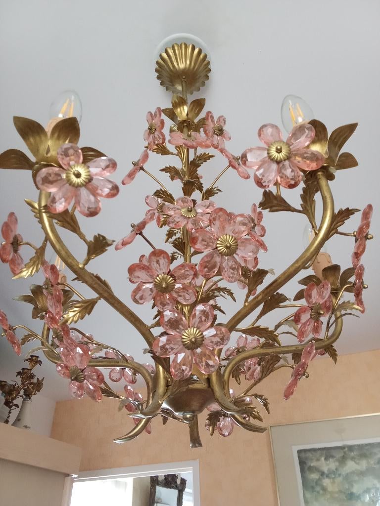 lustre, Maison & Meubles, Hollywood regency, Verre, Enlèvement, Utilisé