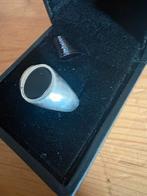 Zilveren mannen ring moet weg !, Handtassen en Accessoires, Ringen, Ophalen, Gebruikt, Zilver