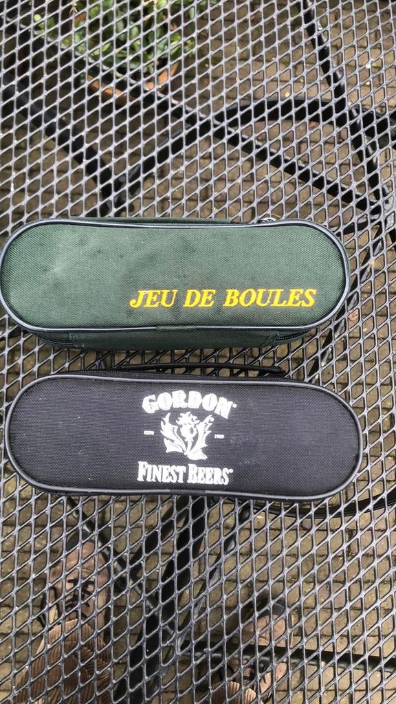 Ijzeren petanqueballen ( 2 sets van 2 X 3 ballen ), Sport en Fitness, Overige Sport en Fitness, Ophalen, Gebruikt