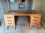 Massief houten bureau, Huis en Inrichting, Bureaus, Ophalen, Gebruikt, Bureau