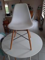 Set van 4 moderne kuipstoeltjes, Gebruikt, Wit, Modern, strak, Vier