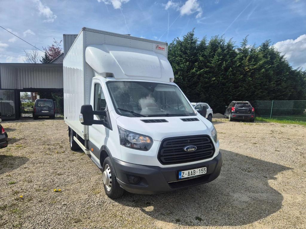 Ford Transit 2.0 TDCi / Meubelbak / Dubbel as / BTW / EURO 6, Auto's, Bestelwagens en Lichte vracht, 4 deurs, Gebruikt, 4 cilinders