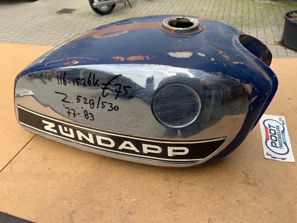 Zundapp Type 529 / 530 Tank, Fietsen en Brommers, Brommeronderdelen | Zundapp, Gebruikt, Tank, Ophalen