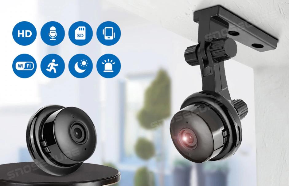 A9 1080p HD WiFi mini-bewakingscamera, Audio, Tv en Foto, Actiecamera's, Nieuw, Ophalen of Verzenden