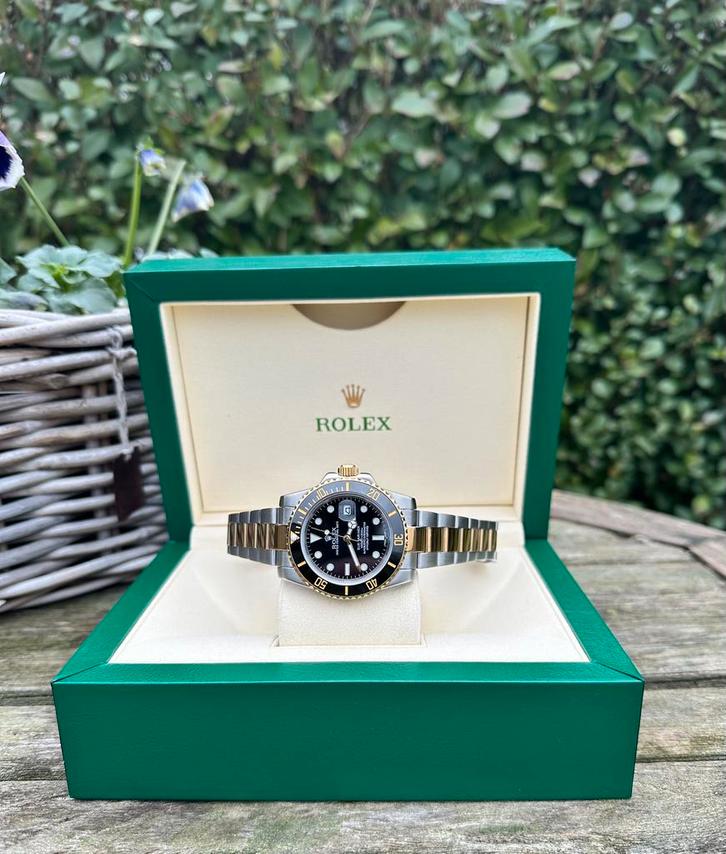 Rolex Submariner Date Two Tone, Handtassen en Accessoires, Horloges | Heren, Nieuw, Rolex, Ophalen of Verzenden
