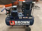 COMPRESSOR BROWN, Bricolage & Construction, Compresseurs, 25 à 100 litres, Enlèvement, Comme neuf, Mobile