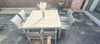 Tuintafel met 8 stoelen, Ophalen, Aluminium