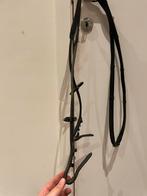 Hoofdstel full zwart rondgenaaid, Dieren en Toebehoren, Ophalen, Gebruikt