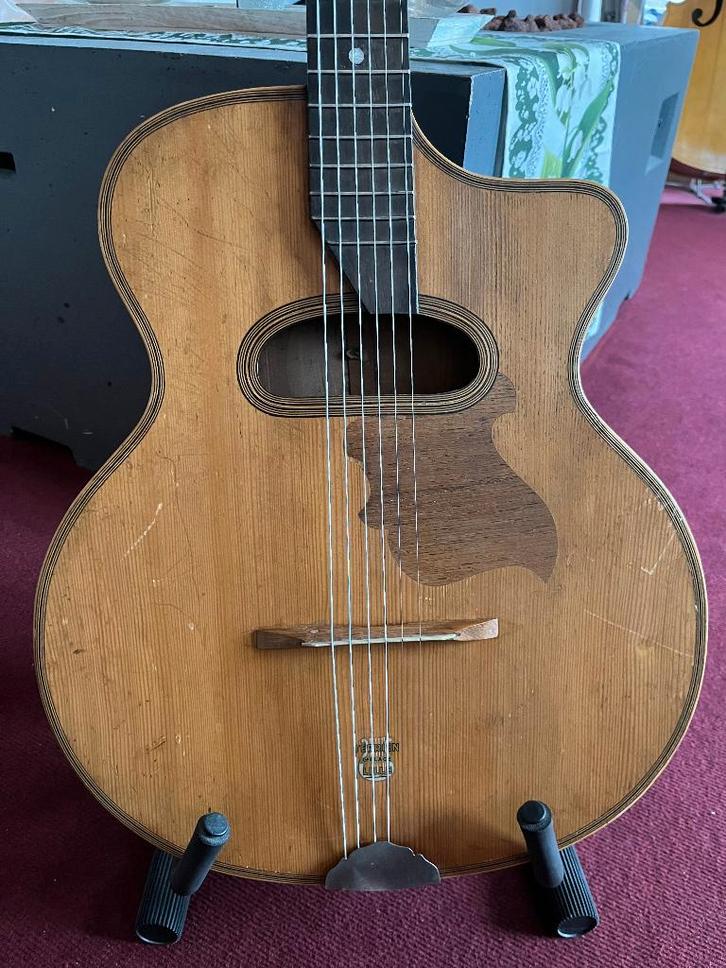 gypsy jazz manouche gitaar guitare, Musique & Instruments, Instruments à corde | Guitares | Acoustiques, Utilisé, Guitare Western ou Guitare Folk