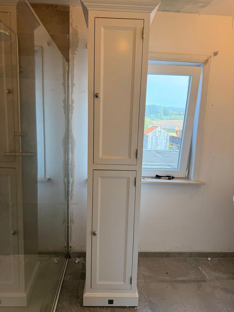 Witte kast, Huis en Inrichting, Ophalen, Gebruikt