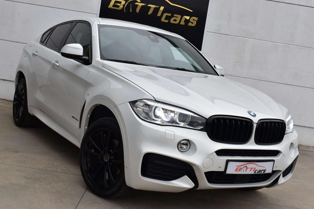 BMW X6 xDrive30d* M-Sport* Shadow-line* 20" Velgen, Autos, BMW, Cuir, Euro 6, Entreprise, Noir