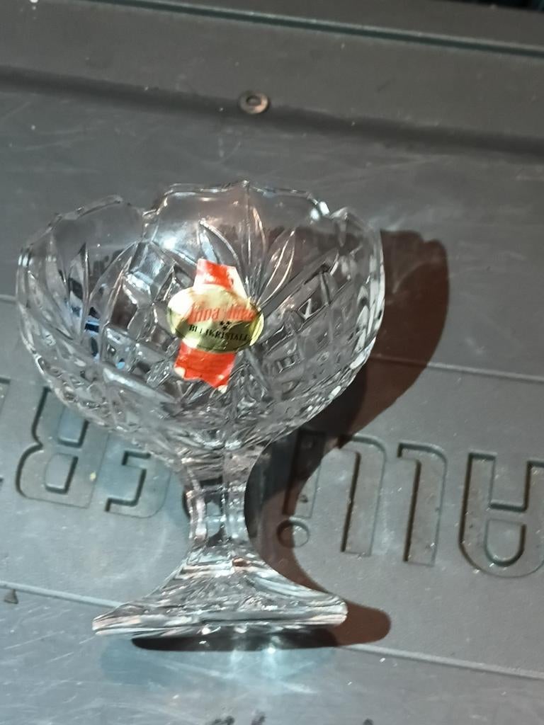 Vintage Anna Hütte Kristallen Coupe – Rijk Geslepen Bonbonsc, Ophalen