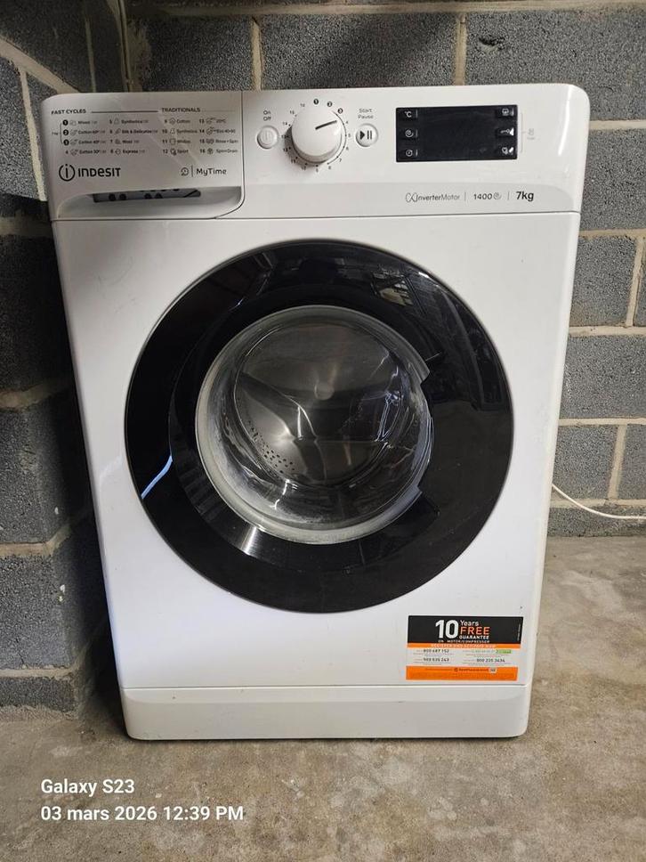 Machine à laver Whirlpool Indesit inverter 7kg, Electroménager, Lave-linge, Enlèvement