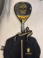 Raquette de padel Skull noir/doré + sac, Sports & Fitness, Enlèvement ou Envoi, Neuf