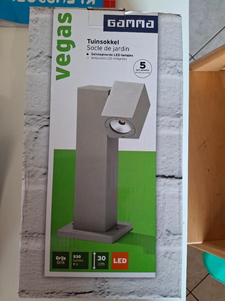 Gamma LED tuinsokkel Vegas soccle de jardin, Ophalen of Verzenden, Nieuw