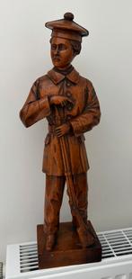 Fuselier de la marine française, Enlèvement ou Envoi, Bois, Statue